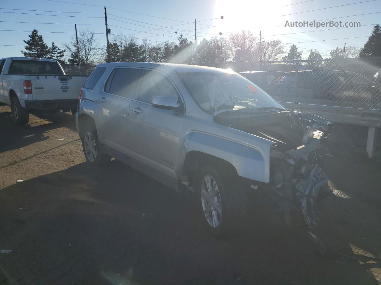 2017 Gmc Terrain Sle Silver vin: 2GKALMEK9H6216126