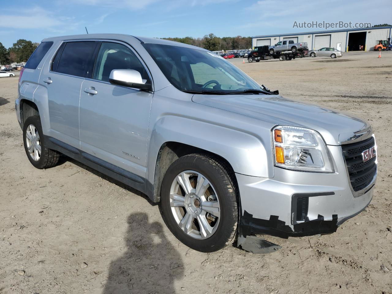 2017 Gmc Terrain Sle Silver vin: 2GKALMEK9H6304710