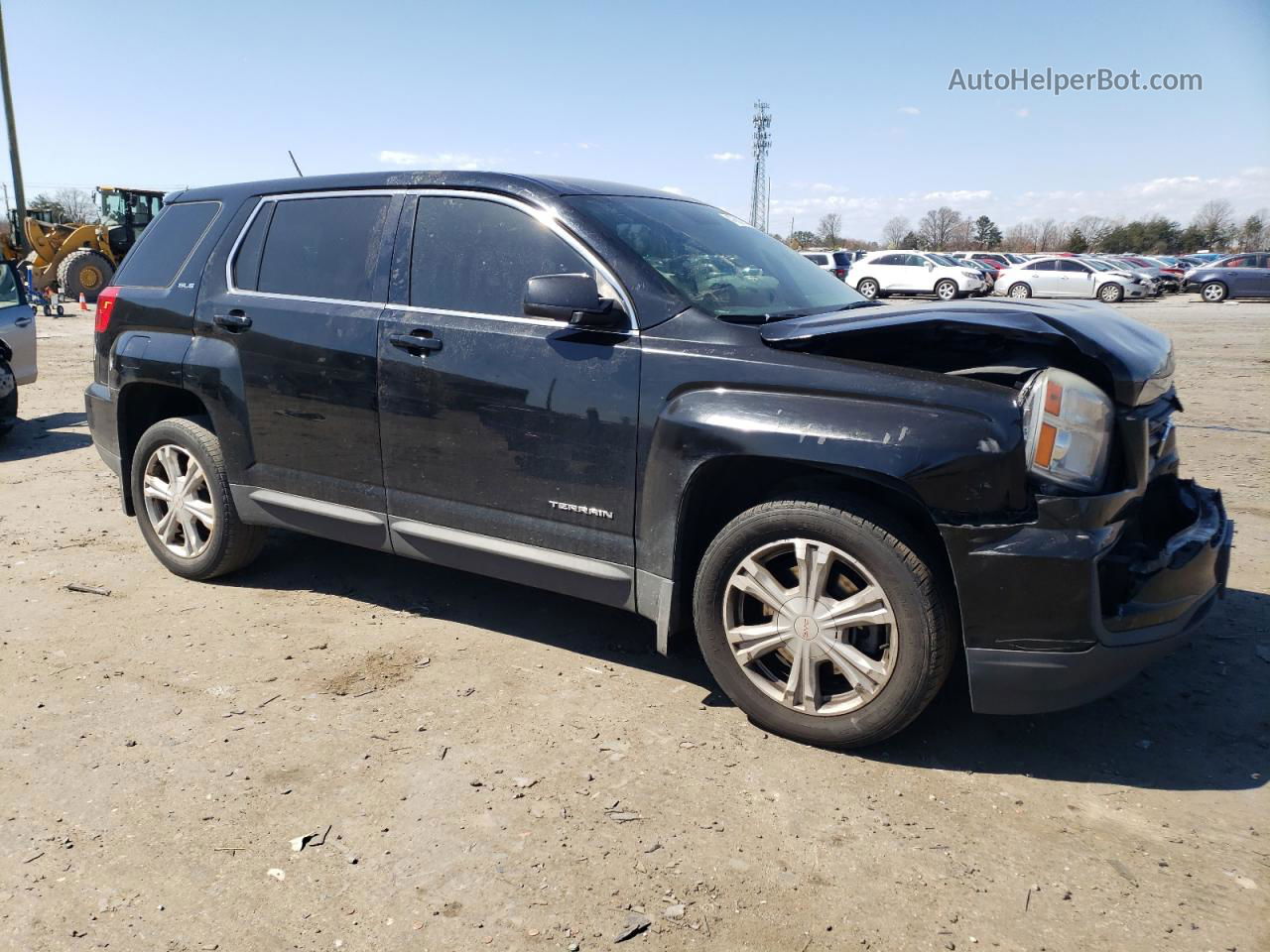 2017 Gmc Terrain Sle Black vin: 2GKALMEK9H6317425