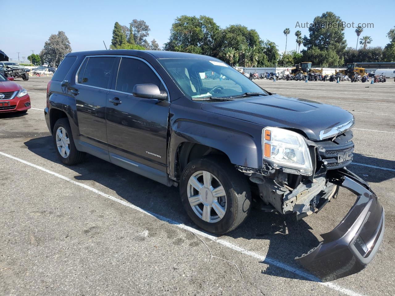 2016 Gmc Terrain Sle Charcoal vin: 2GKALMEKXG6147140