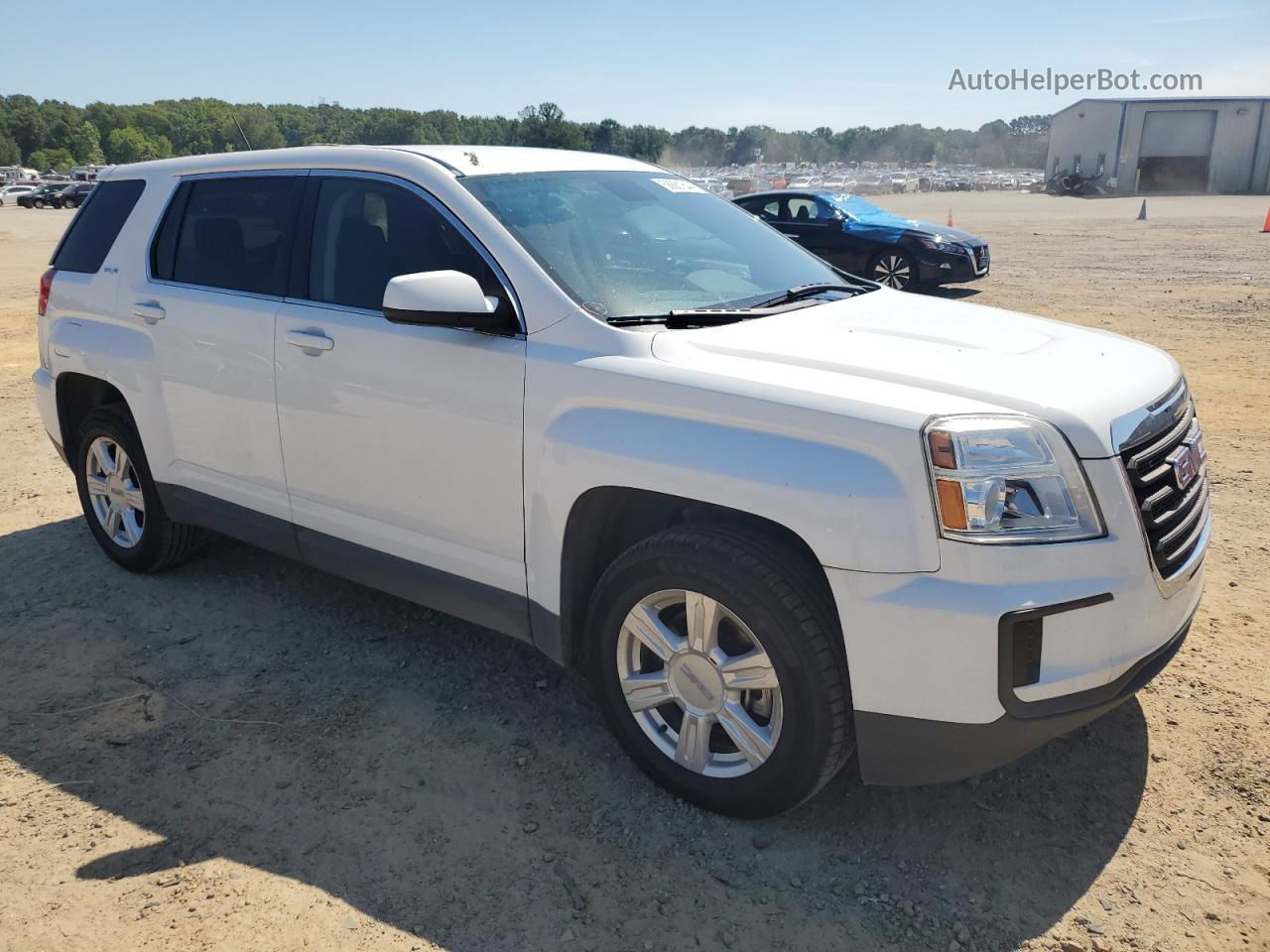 2016 Gmc Terrain Sle White vin: 2GKALMEKXG6311289