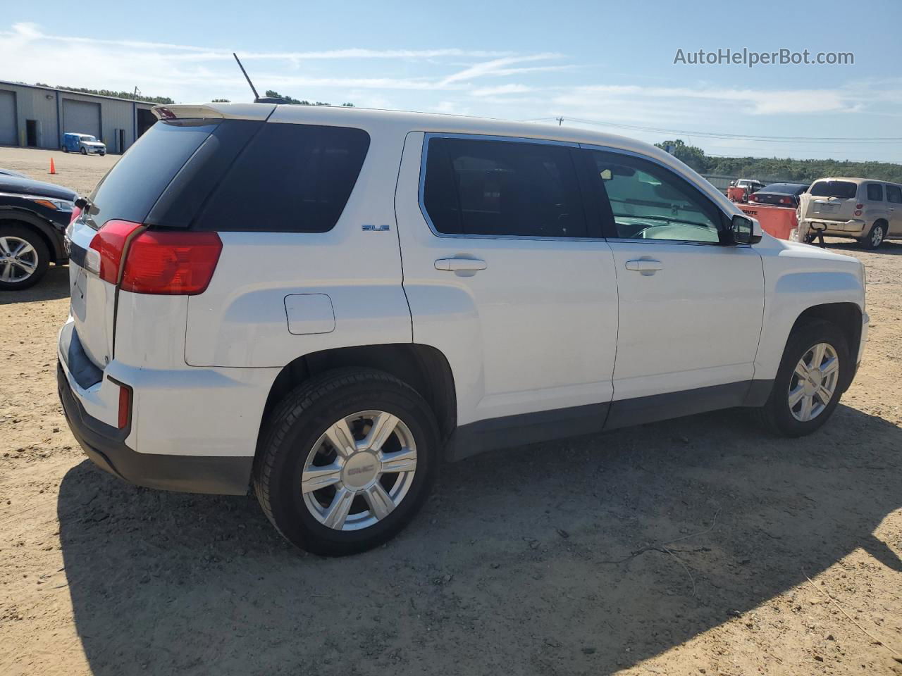 2016 Gmc Terrain Sle White vin: 2GKALMEKXG6311289