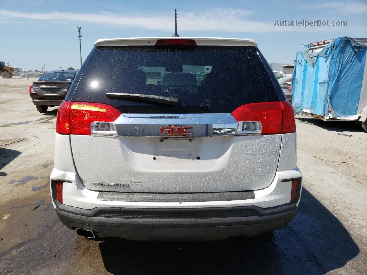 2016 Gmc Terrain Sle White vin: 2GKALMEKXG6327234