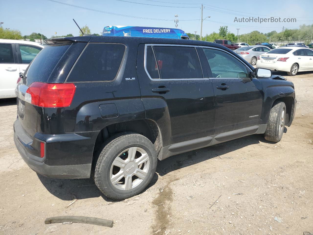 2016 Gmc Terrain Sle Black vin: 2GKALMEKXG6350335