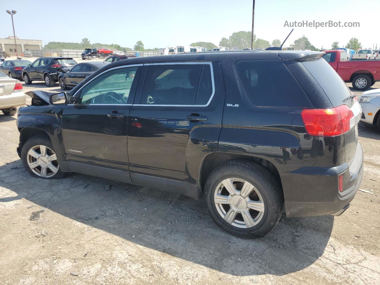 2016 Gmc Terrain Sle Black vin: 2GKALMEKXG6350335