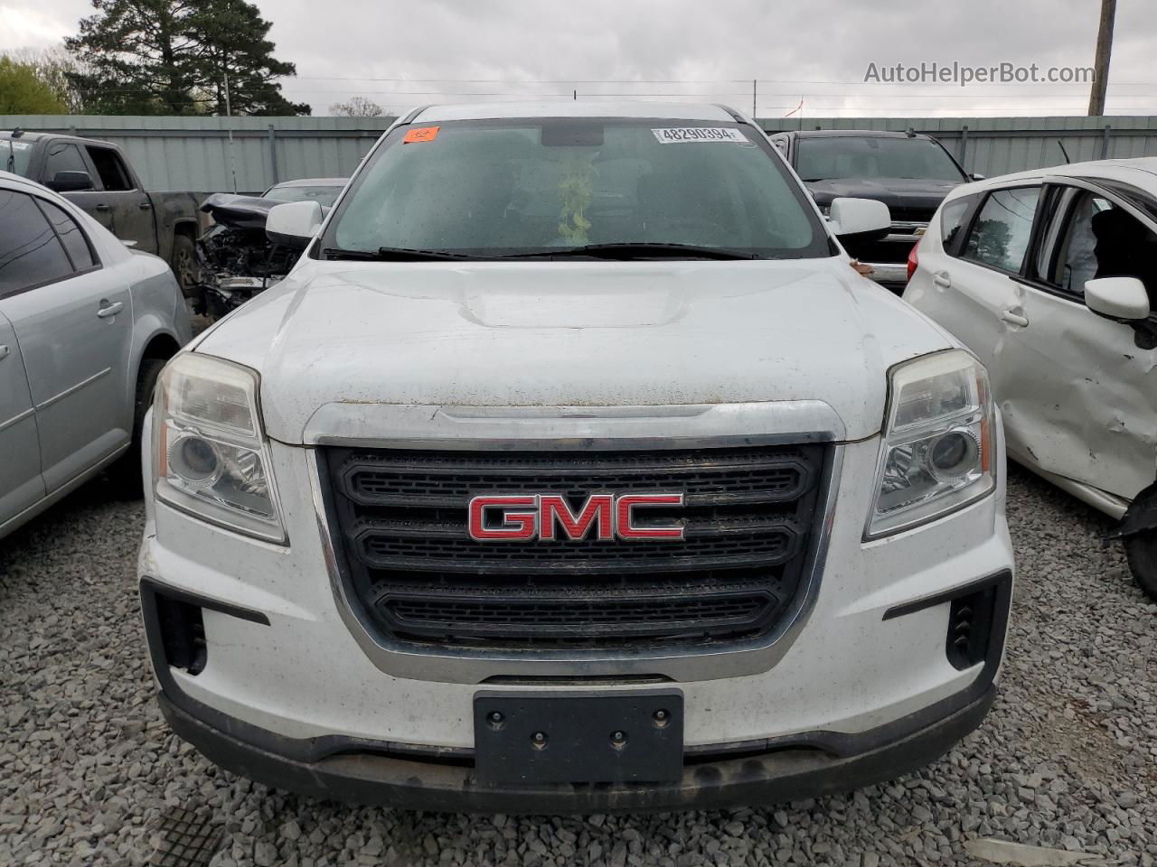 2017 Gmc Terrain Sle Белый vin: 2GKALMEKXH6306451