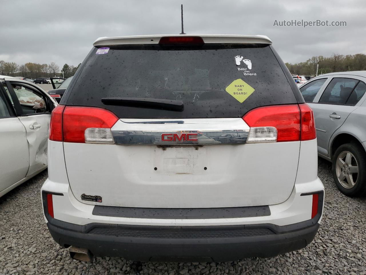 2017 Gmc Terrain Sle Белый vin: 2GKALMEKXH6306451