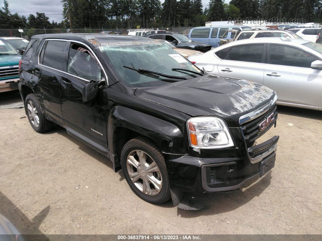 2017 Gmc Terrain Sle Black vin: 2GKALMEKXH6330989