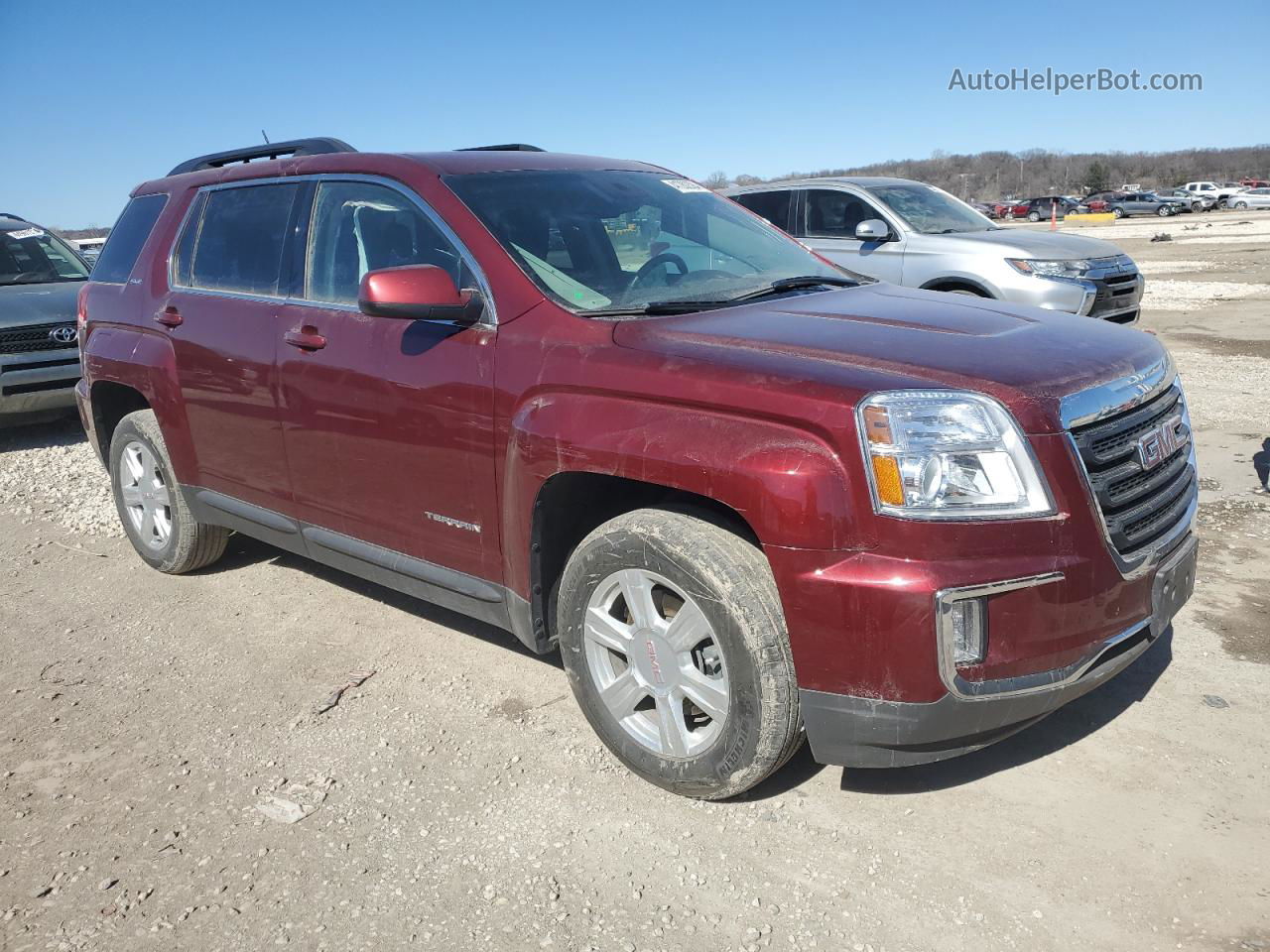 2016 Gmc Terrain Sle Maroon vin: 2GKALNEK0G6138212