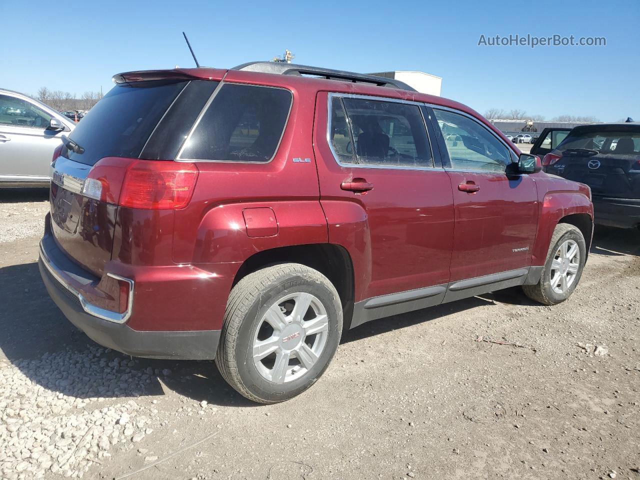 2016 Gmc Terrain Sle Maroon vin: 2GKALNEK0G6138212