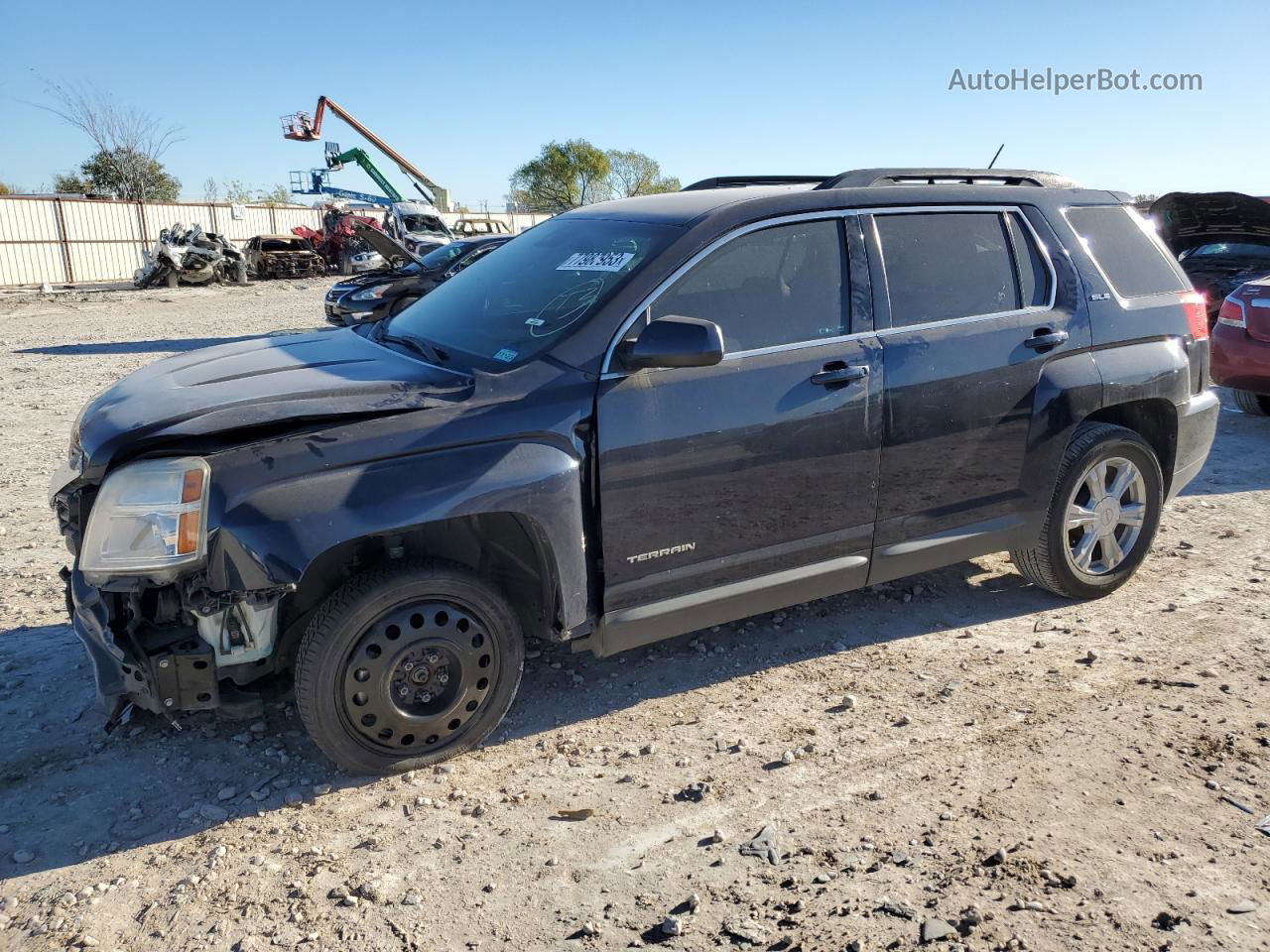 2017 Gmc Terrain Sle Blue vin: 2GKALNEK0H6116471