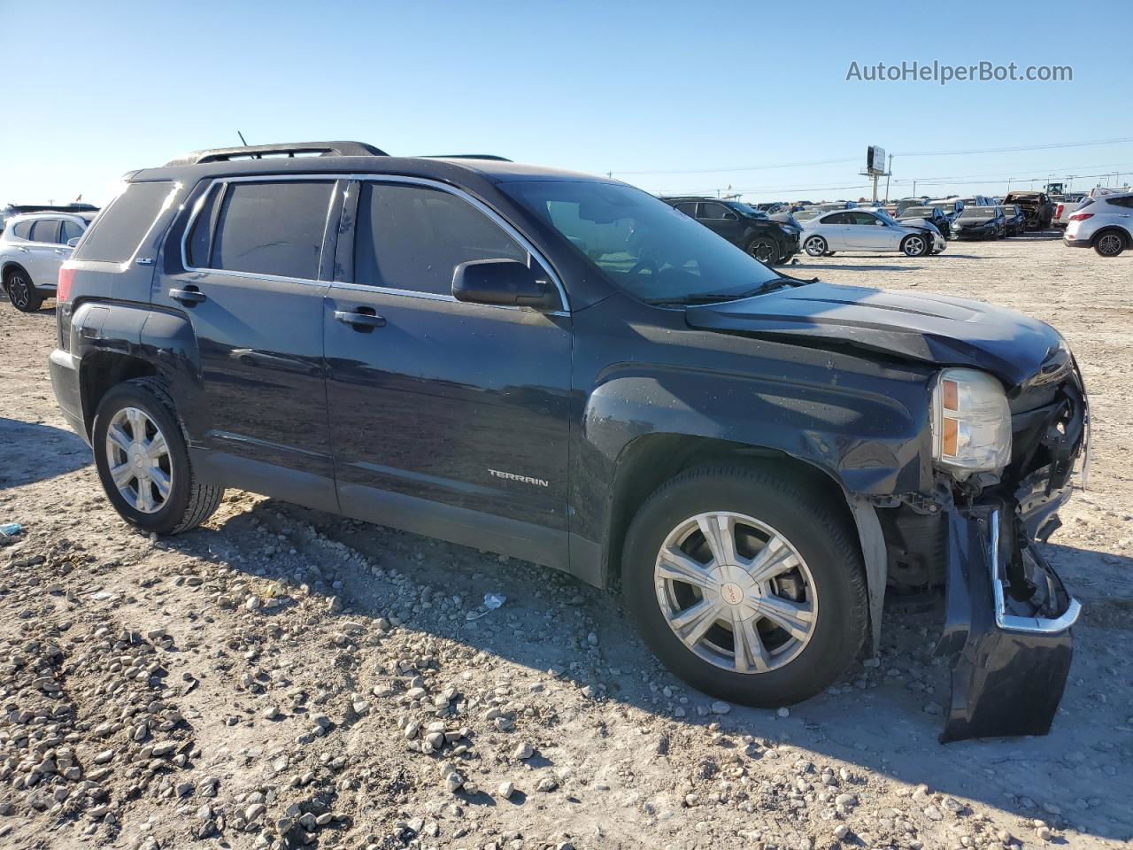 2017 Gmc Terrain Sle Blue vin: 2GKALNEK0H6116471