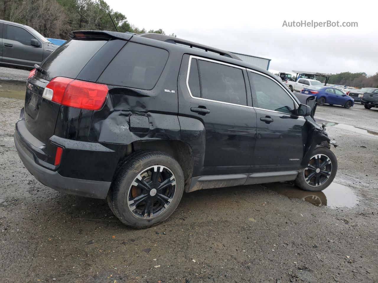 2017 Gmc Terrain Sle Black vin: 2GKALNEK1H6100120