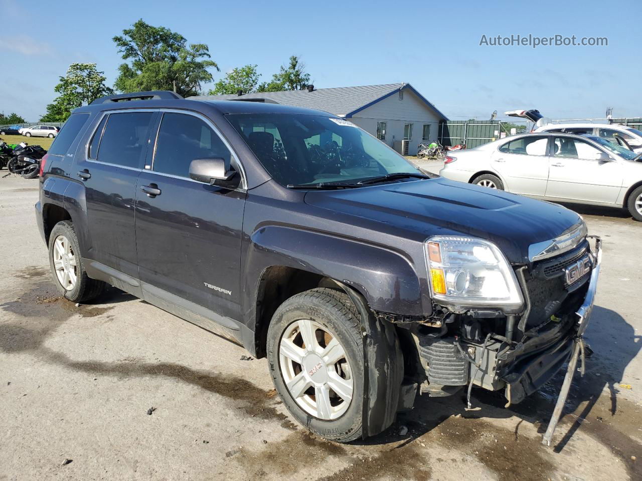 2016 Gmc Terrain Sle Черный vin: 2GKALNEK2G6186505