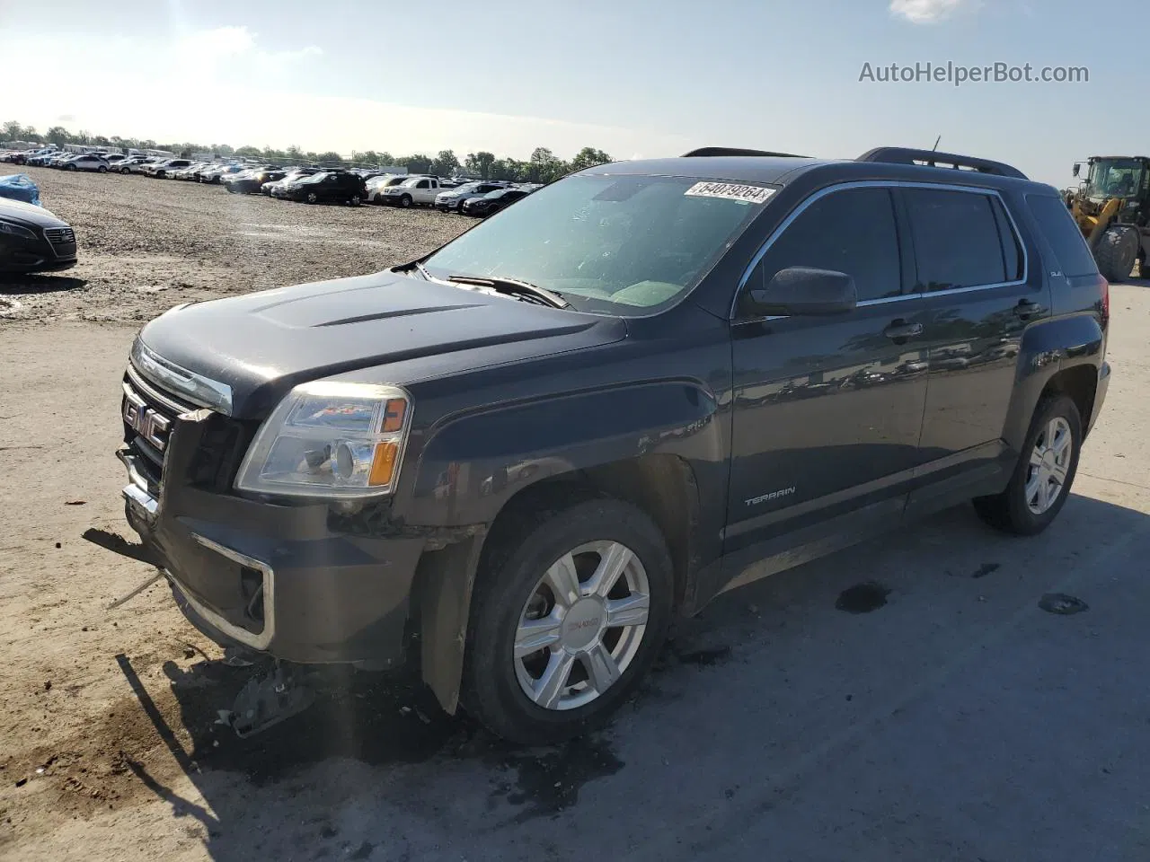 2016 Gmc Terrain Sle Черный vin: 2GKALNEK2G6186505