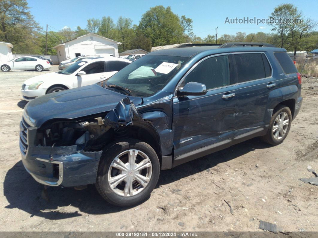 2017 Gmc Terrain Sle-2 Blue vin: 2GKALNEK2H6211212