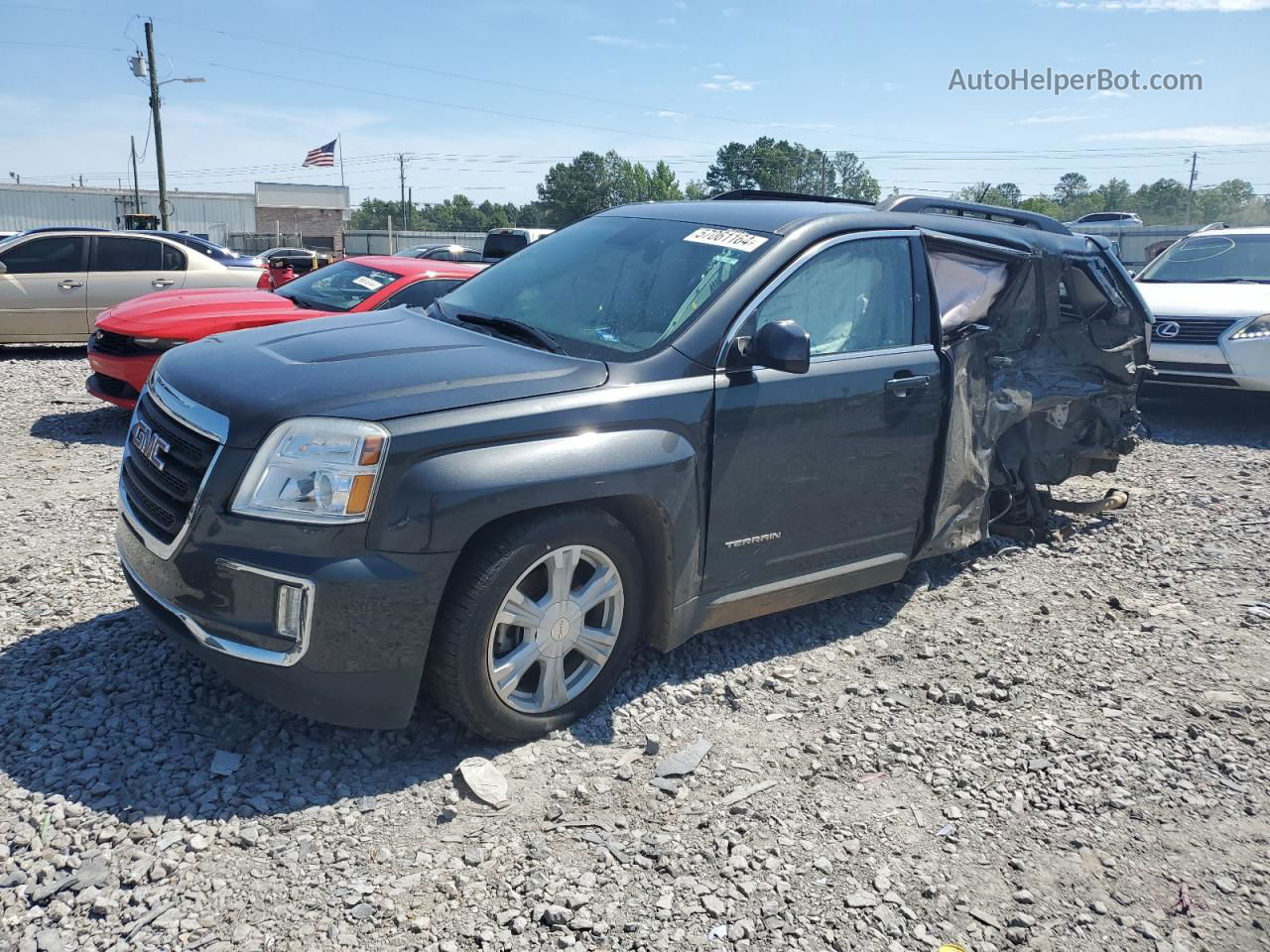 2017 Gmc Terrain Sle Угольный vin: 2GKALNEK2H6322729