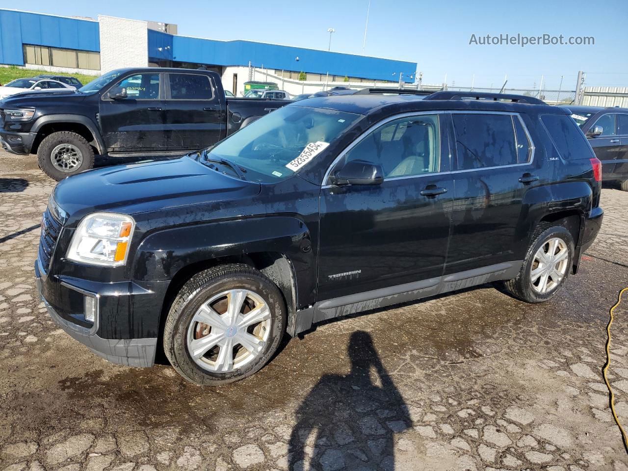 2017 Gmc Terrain Sle Черный vin: 2GKALNEK3H6335344