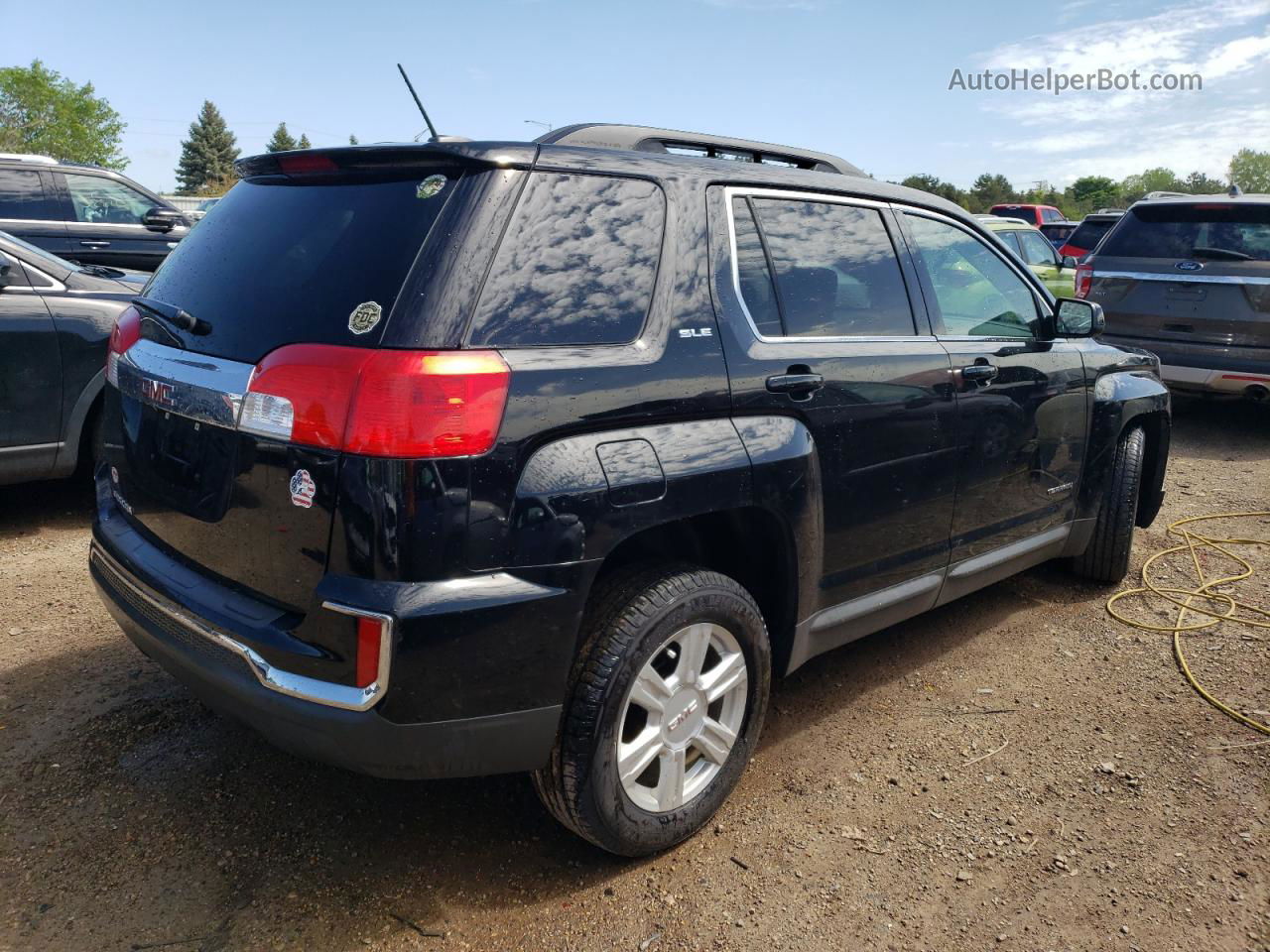 2016 Gmc Terrain Sle Black vin: 2GKALNEK4G6320110