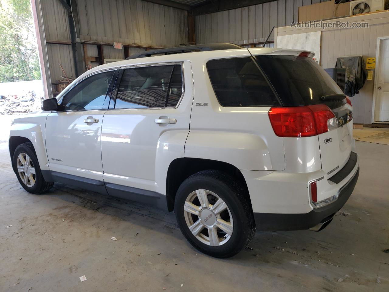 2016 Gmc Terrain Sle White vin: 2GKALNEK4G6360588