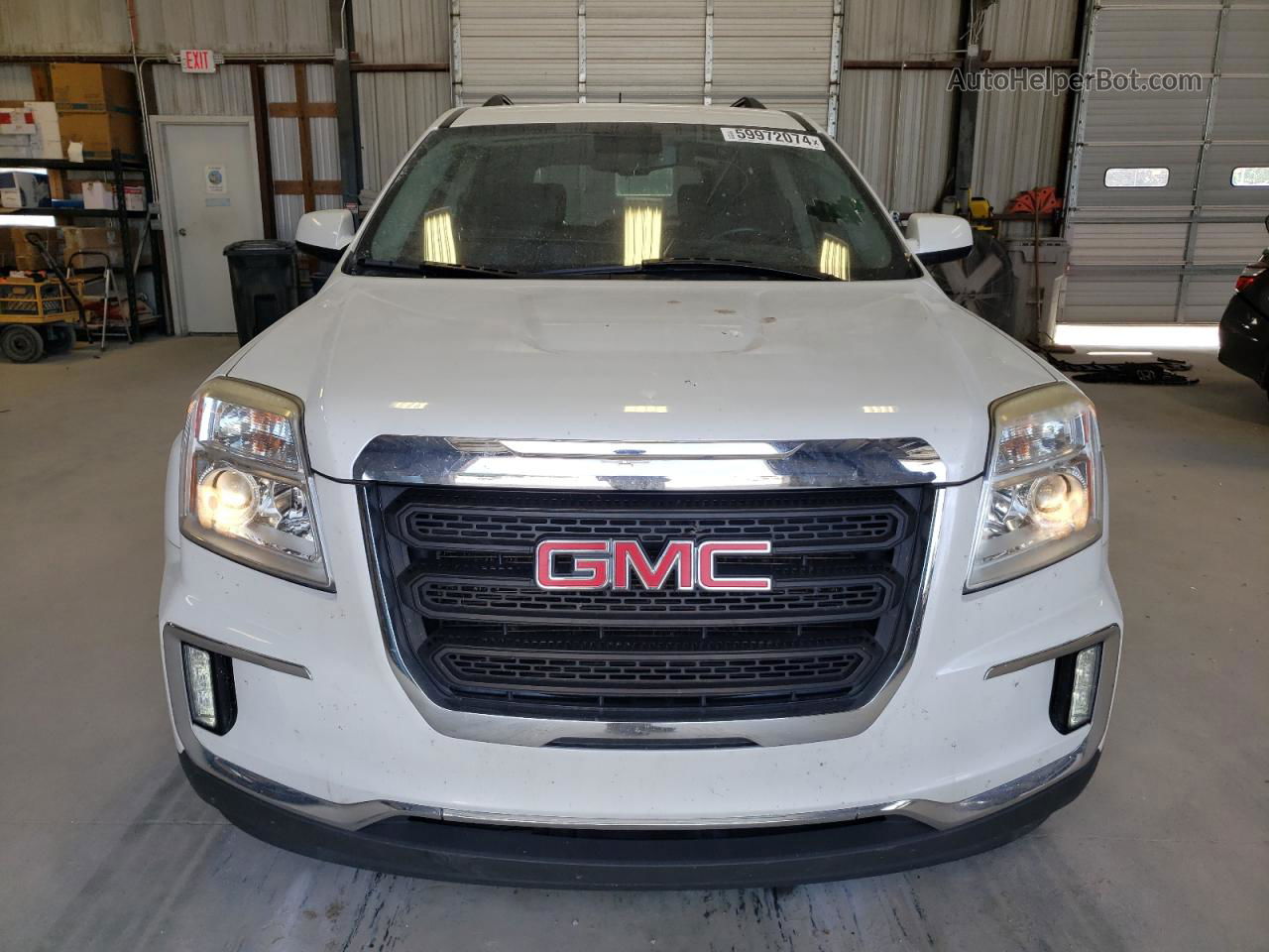 2016 Gmc Terrain Sle White vin: 2GKALNEK4G6360588