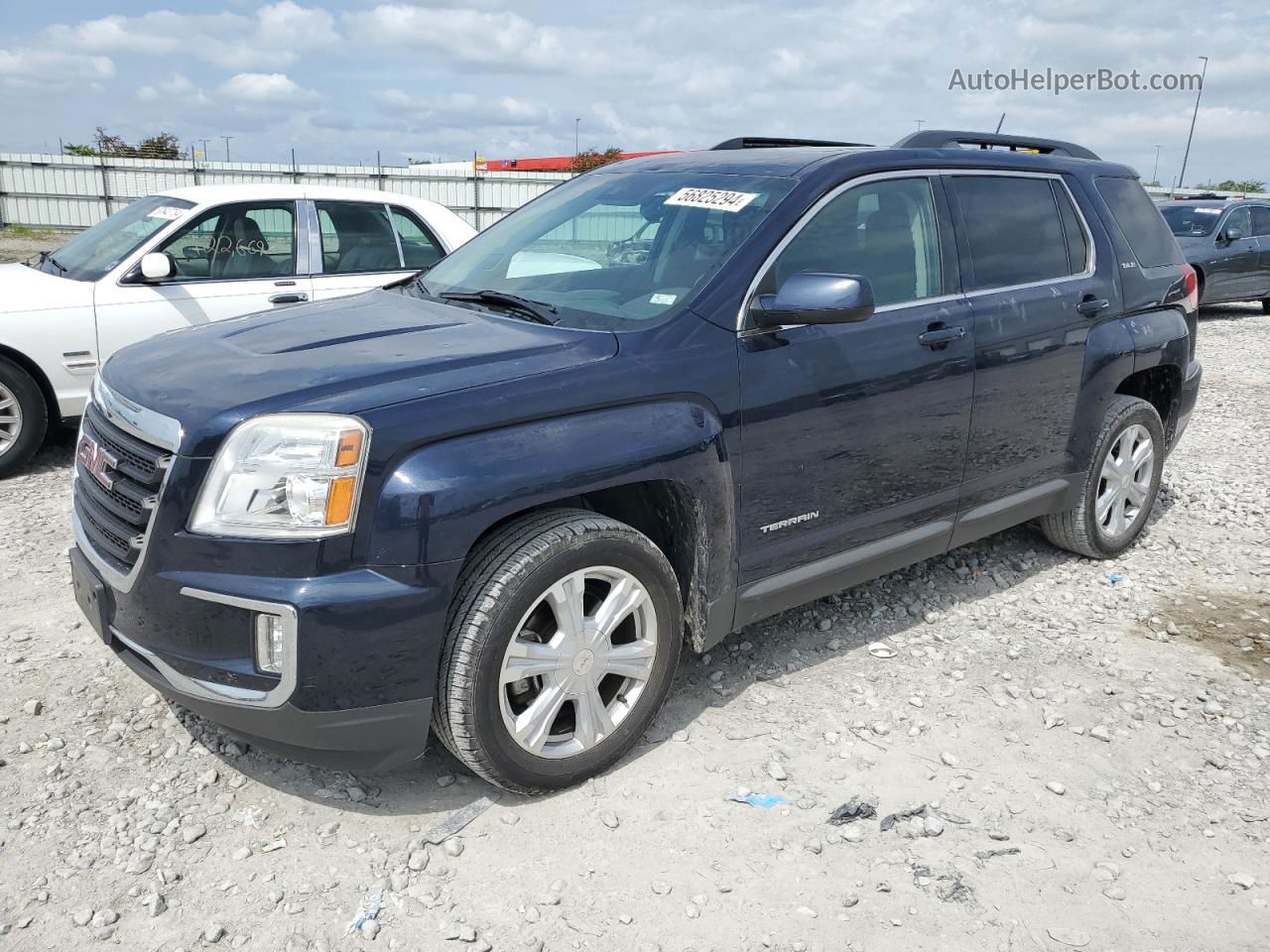 2017 Gmc Terrain Sle Blue vin: 2GKALNEK4H6147741