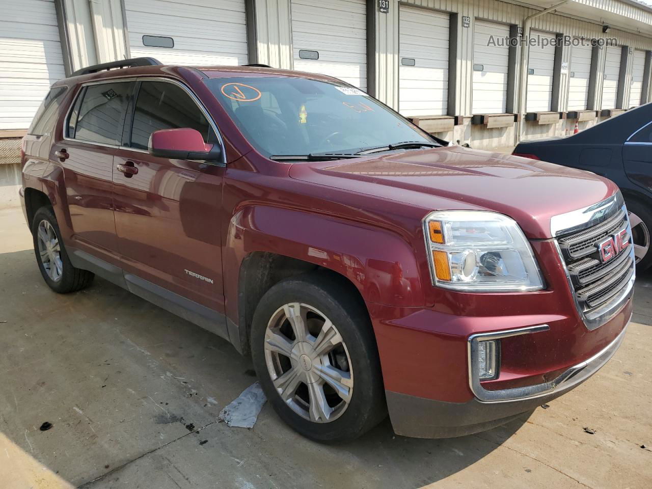 2017 Gmc Terrain Sle Burgundy vin: 2GKALNEK4H6243823