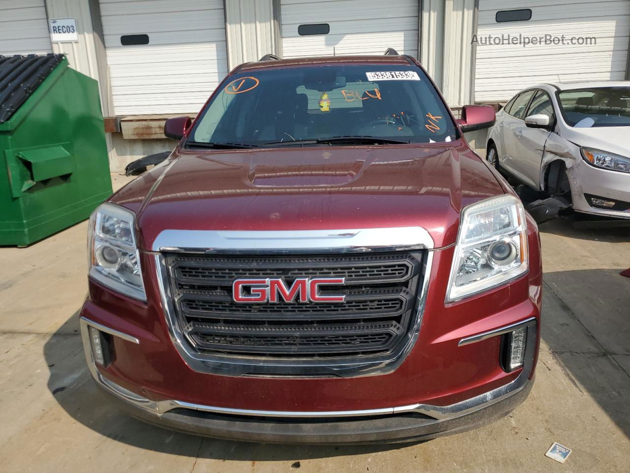 2017 Gmc Terrain Sle Burgundy vin: 2GKALNEK4H6243823