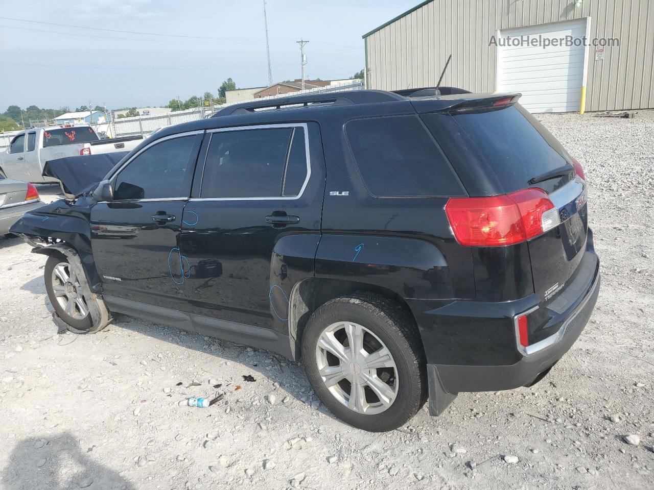 2017 Gmc Terrain Sle Black vin: 2GKALNEK4H6325177