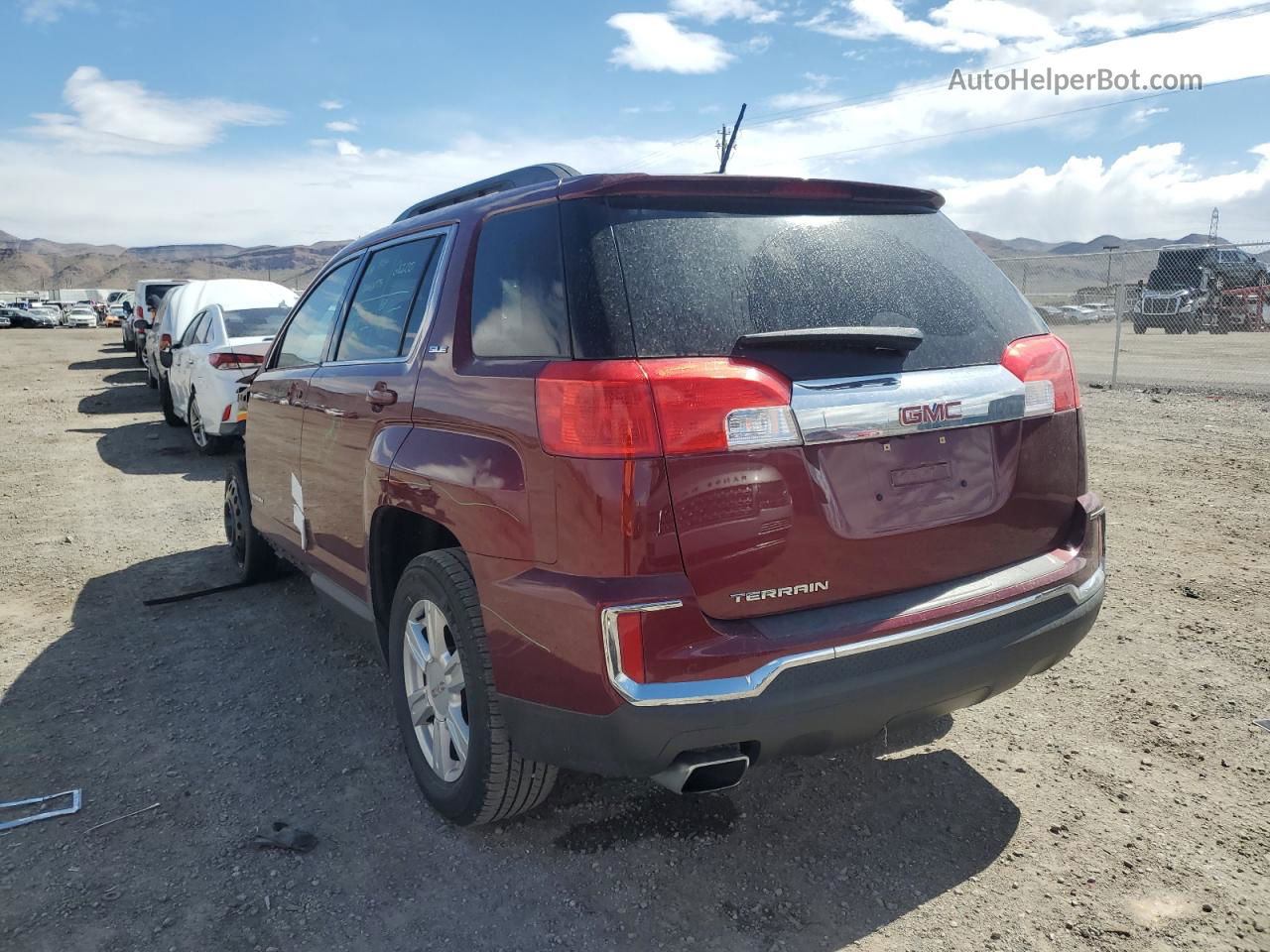 2016 Gmc Terrain Sle Red vin: 2GKALNEK5G6228715