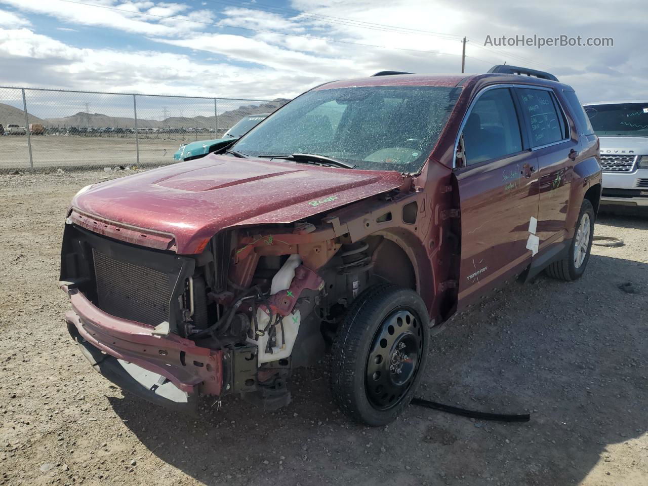 2016 Gmc Terrain Sle Red vin: 2GKALNEK5G6228715