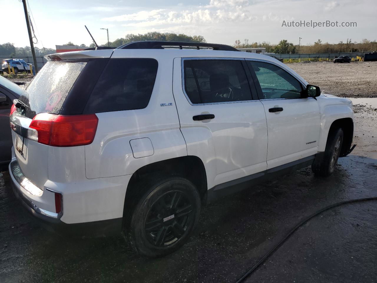 2016 Gmc Terrain Sle White vin: 2GKALNEK5G6237379