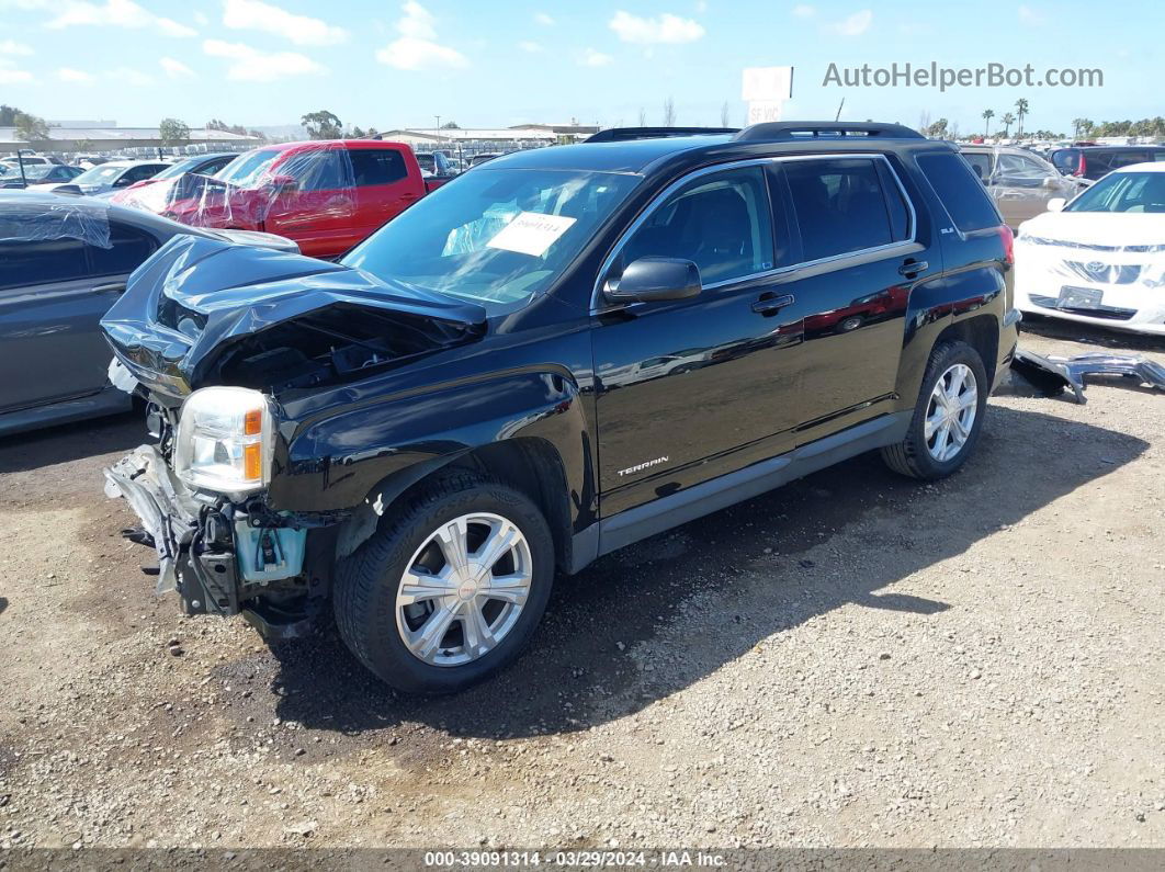 2017 Gmc Terrain Sle-2 Black vin: 2GKALNEK5H6152818