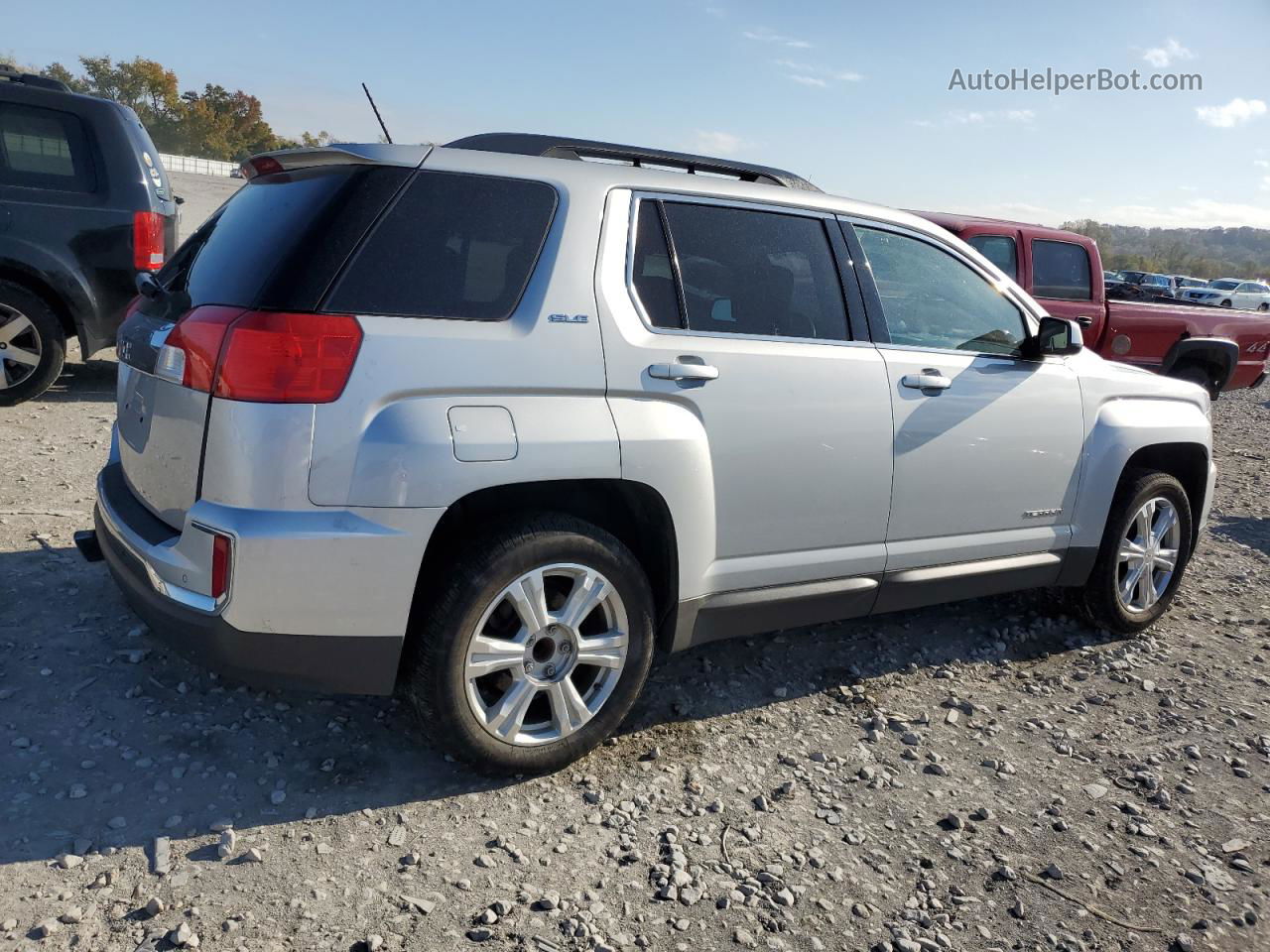 2017 Gmc Terrain Sle Silver vin: 2GKALNEK5H6309294