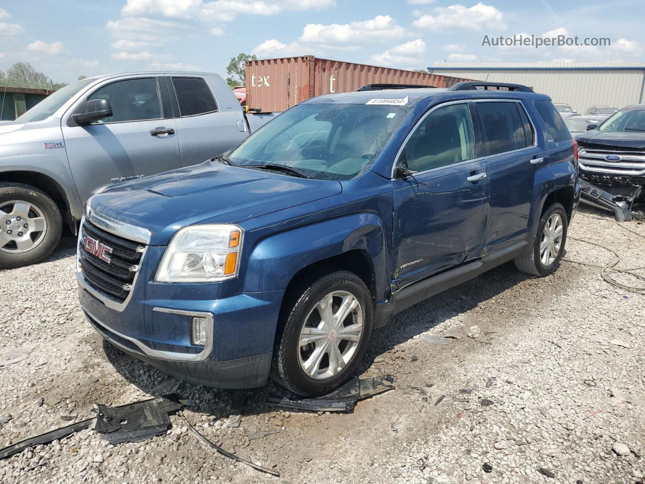 2016 Gmc Terrain Sle Blue vin: 2GKALNEK6G6222261