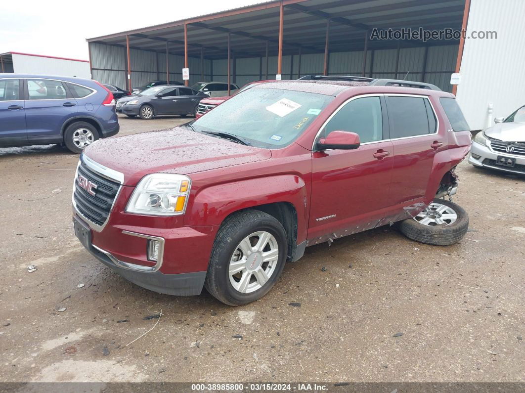 2016 Gmc Terrain Sle-2 Red vin: 2GKALNEK6G6232675