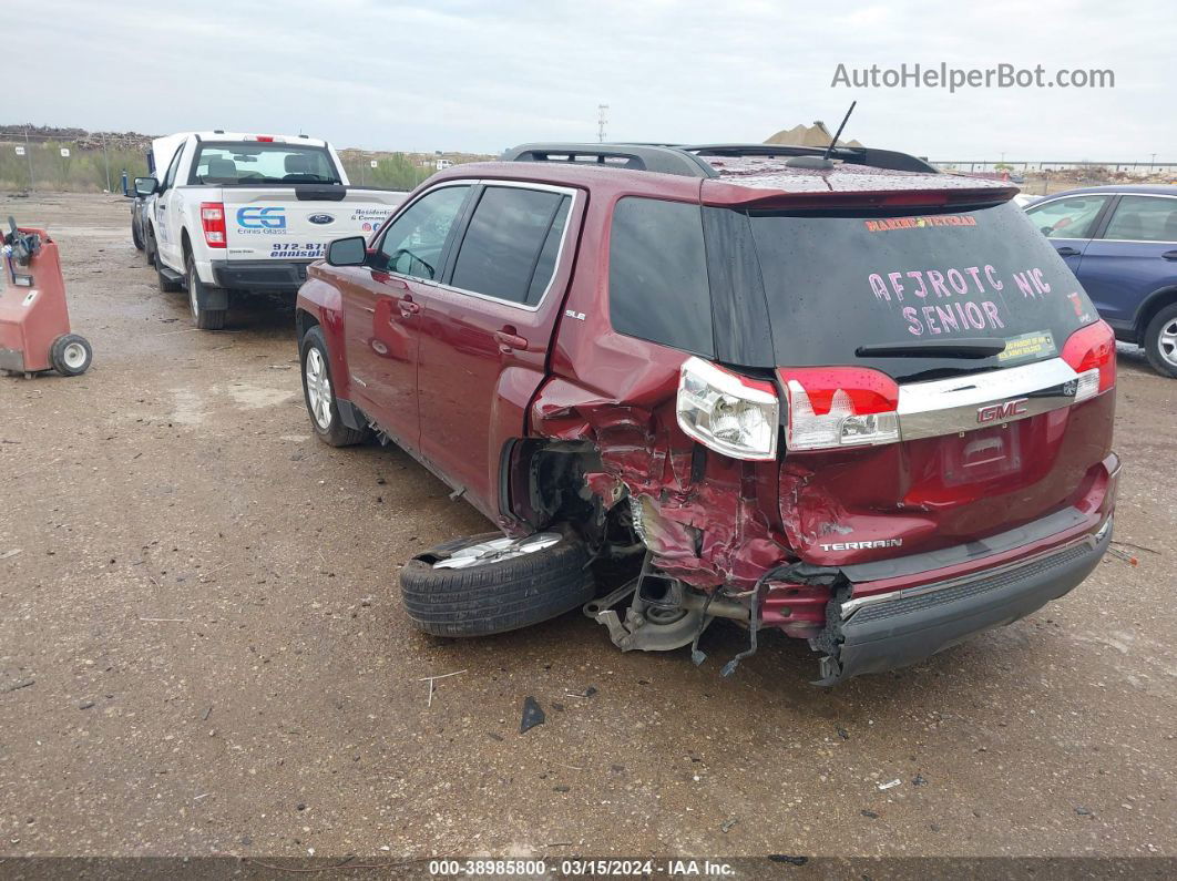 2016 Gmc Terrain Sle-2 Red vin: 2GKALNEK6G6232675