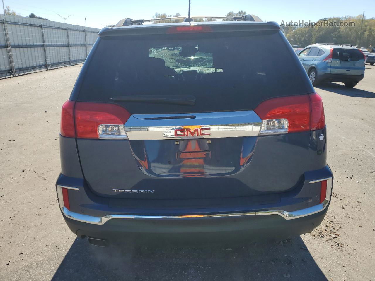 2017 Gmc Terrain Sle Blue vin: 2GKALNEK6H6120377