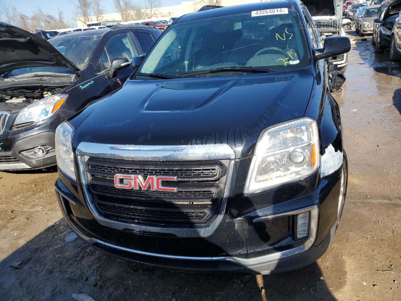 2017 Gmc Terrain Sle Черный vin: 2GKALNEK6H6334138