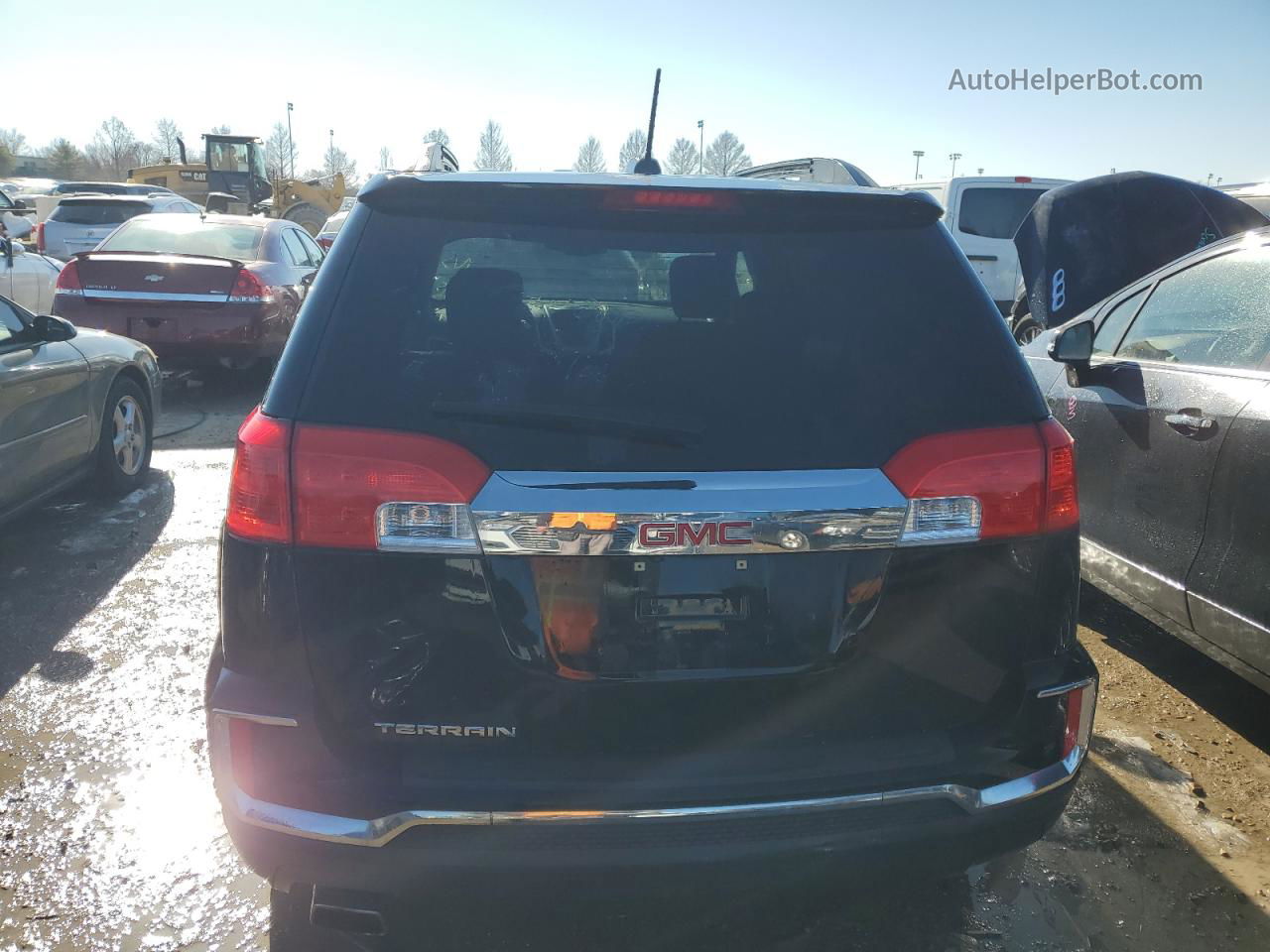 2017 Gmc Terrain Sle Черный vin: 2GKALNEK6H6334138