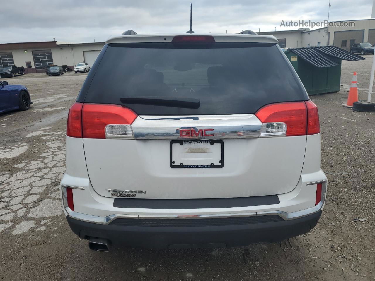 2017 Gmc Terrain Sle White vin: 2GKALNEK6H6352980