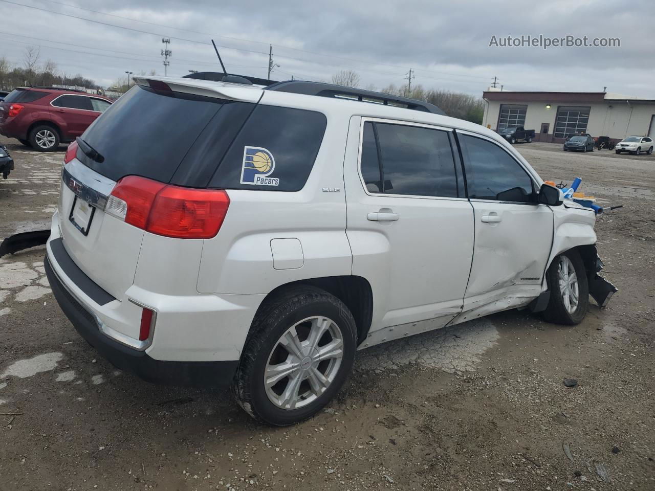 2017 Gmc Terrain Sle White vin: 2GKALNEK6H6352980