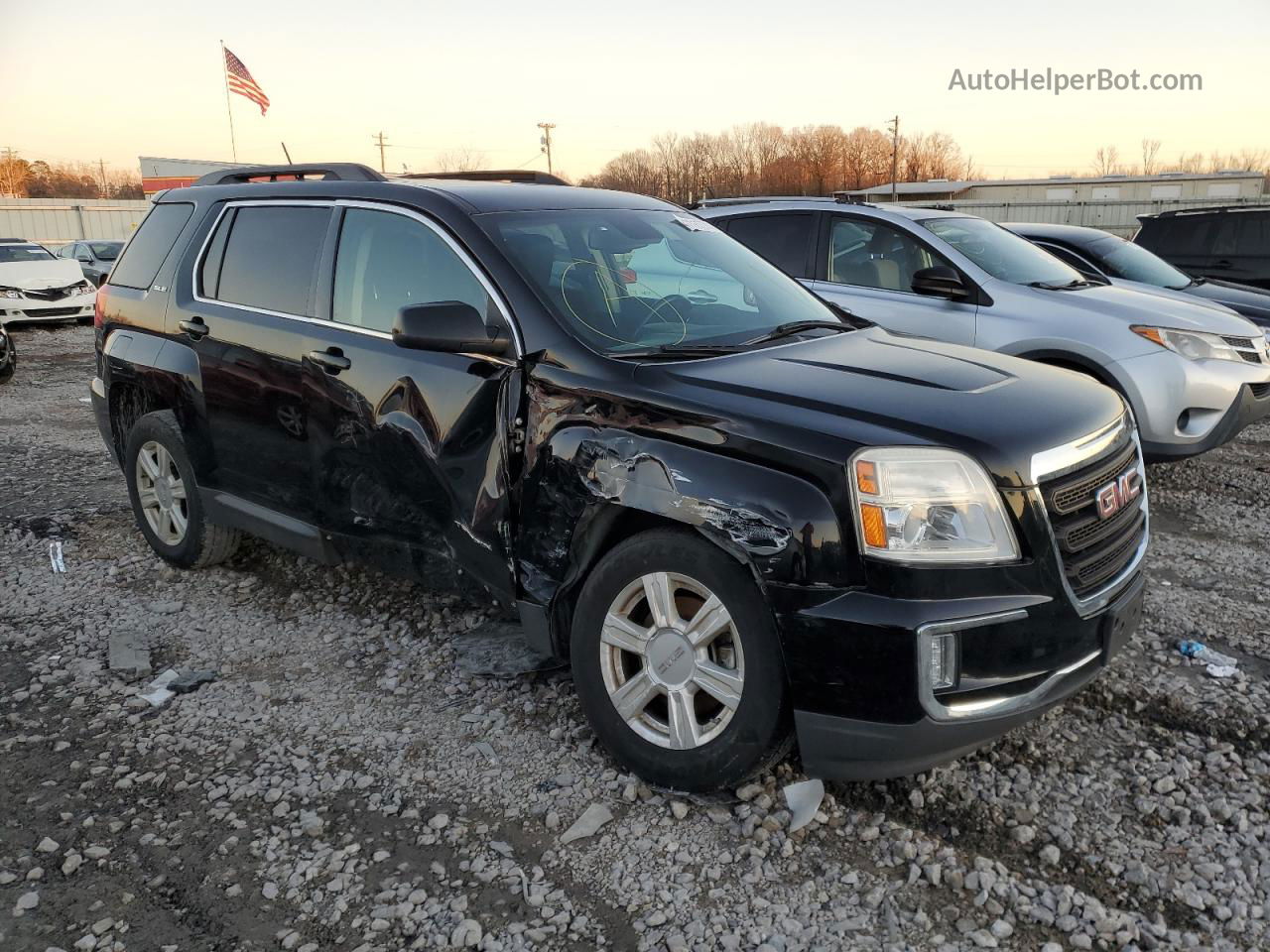 2016 Gmc Terrain Sle Черный vin: 2GKALNEK7G6323244