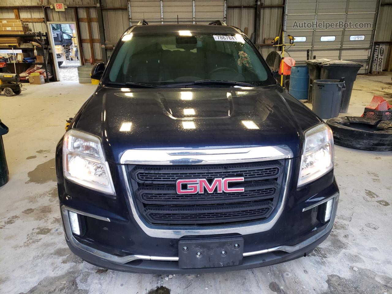 2017 Gmc Terrain Sle Синий vin: 2GKALNEK7H6325920