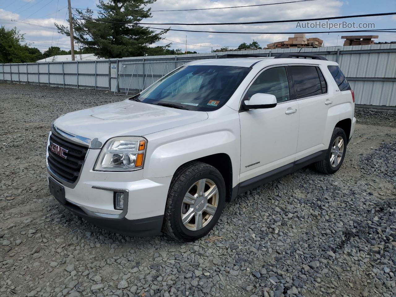 2016 Gmc Terrain Sle Белый vin: 2GKALNEK8G6136238