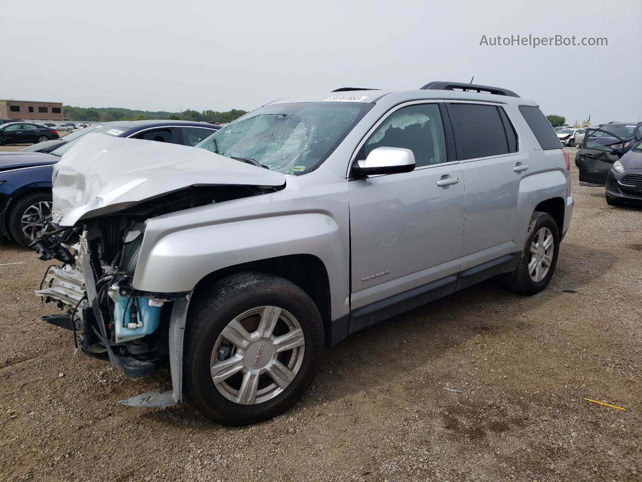 2016 Gmc Terrain Sle Silver vin: 2GKALNEK8G6323415