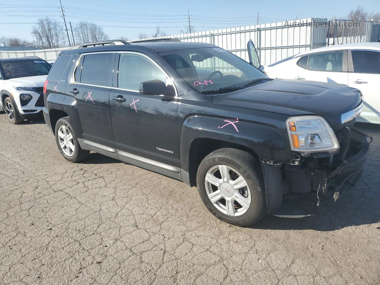 2016 Gmc Terrain Sle Black vin: 2GKALNEK8G6335242