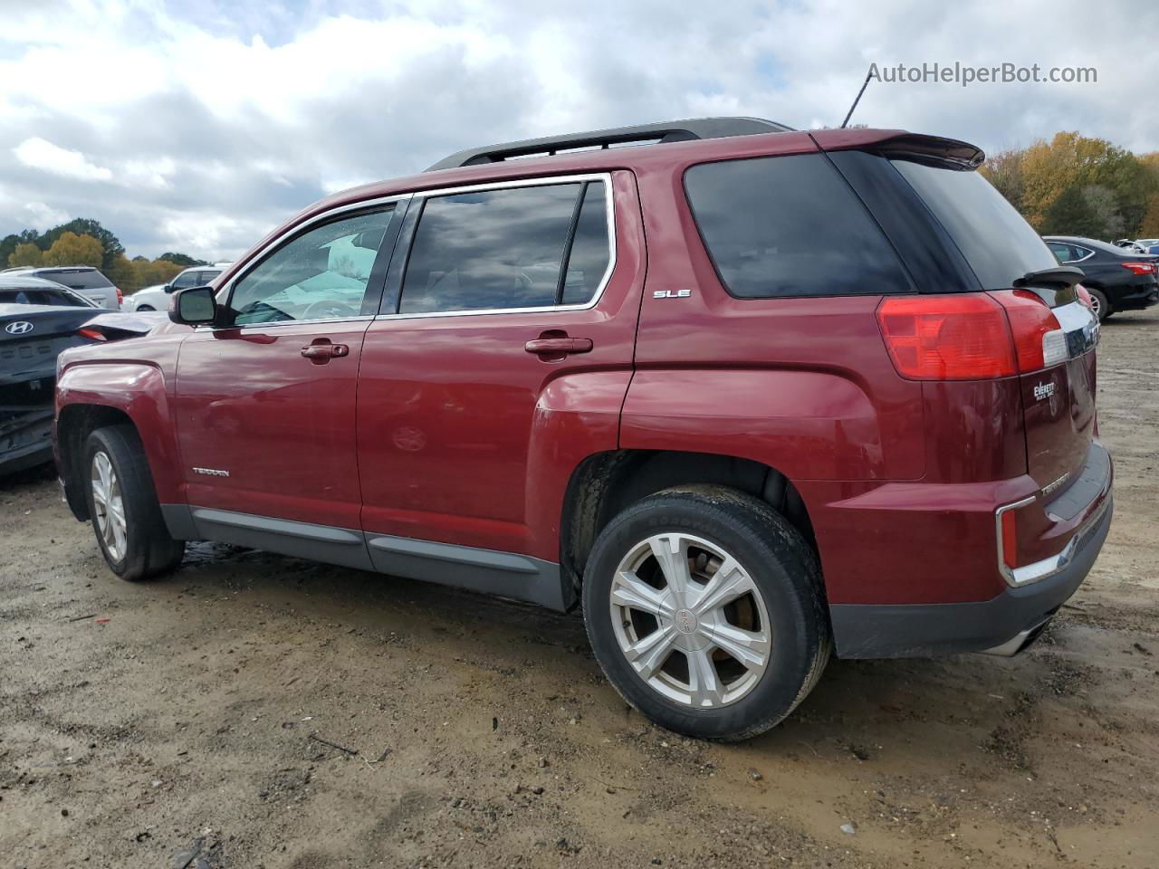 2017 Gmc Terrain Sle Бордовый vin: 2GKALNEK8H6179267