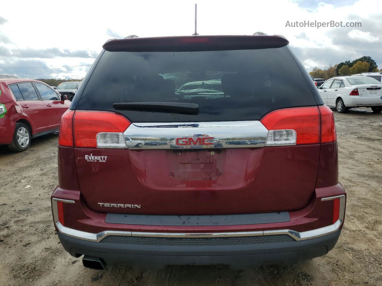 2017 Gmc Terrain Sle Burgundy vin: 2GKALNEK8H6179267