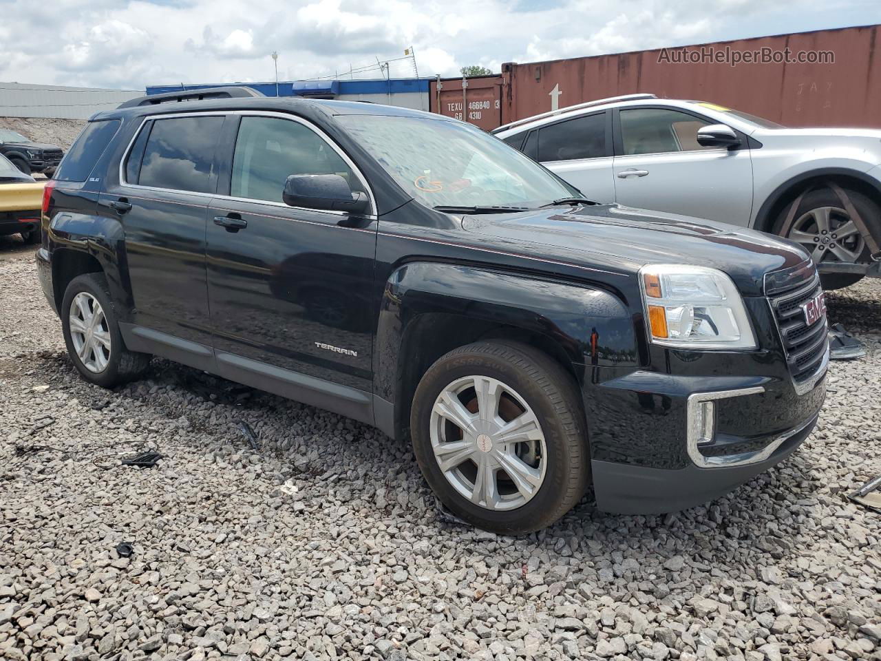 2017 Gmc Terrain Sle Черный vin: 2GKALNEK8H6336960